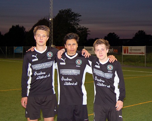 Haris, Benji och Kevin efter Askersund