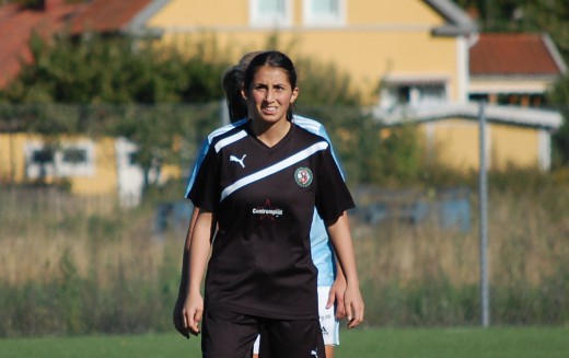 Camilla Erkisi: Matchvinnare för ÖSK Söder med två mål mot Västerås BK30.