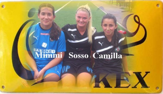 Matchvinnare mot BK30: Mimmi, Sosso och Camilla. (Fotomontage: Jonas Ask)