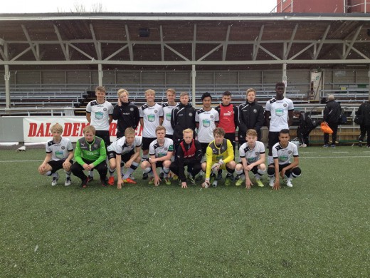 U16-truppen som mötte IK Brage.