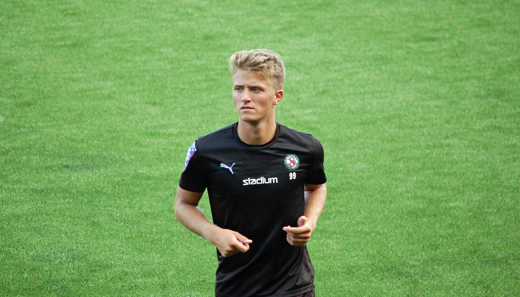 Anton Westerlund gjorde ÖSKs mål mot AIK.