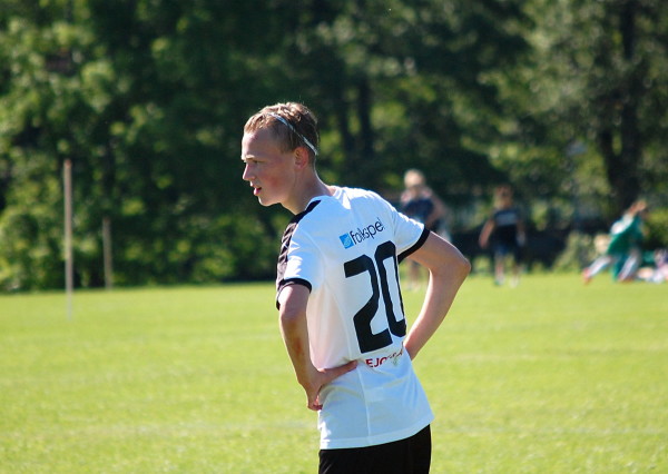 Vänsterbacken Joel Nilsson var målskytt för andra matchen i rad. 
