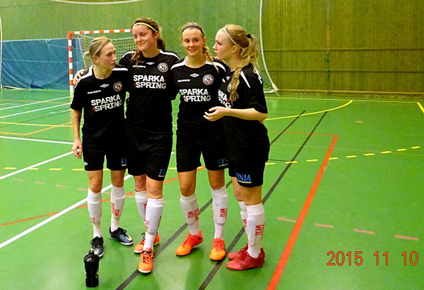 Målgörarna mot Garphyttans IF: Elin Börjesson (2), Sabina Håkansson (3), Amanda Nordenby och Sara Sandberg.