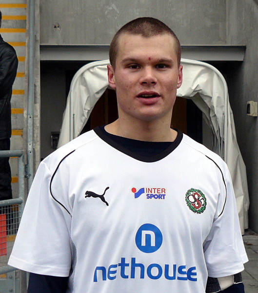 Jacob Nilsson i ÖSKs klubbdress (2009).