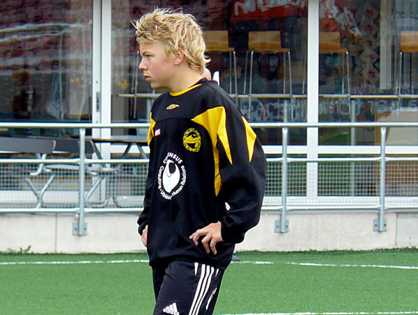 Fotbollskarriären började i Adolfsbergs IK. Bilden från ÖSKs sommarproffsvecka i juni 2009.