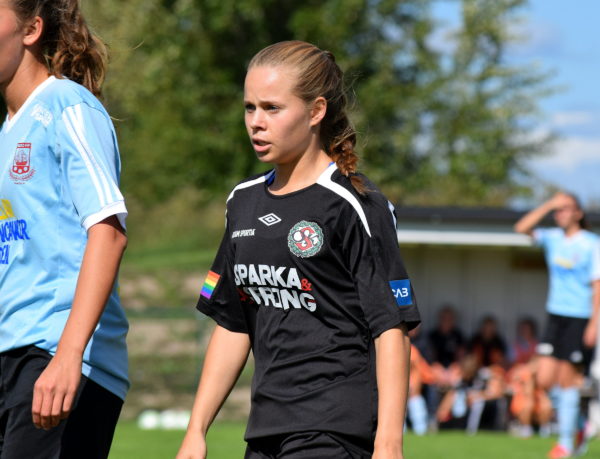 Ny i gänget. Wilma Franssila har anslutit under sommaren och gjorde nu sin första seriematch på GPP IP.